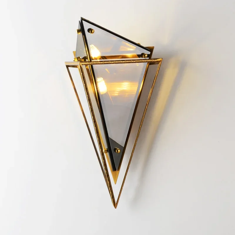Interior Design Luxury Living Room - Postmodernistyczna luksusowa lampa ścienna do salonu,