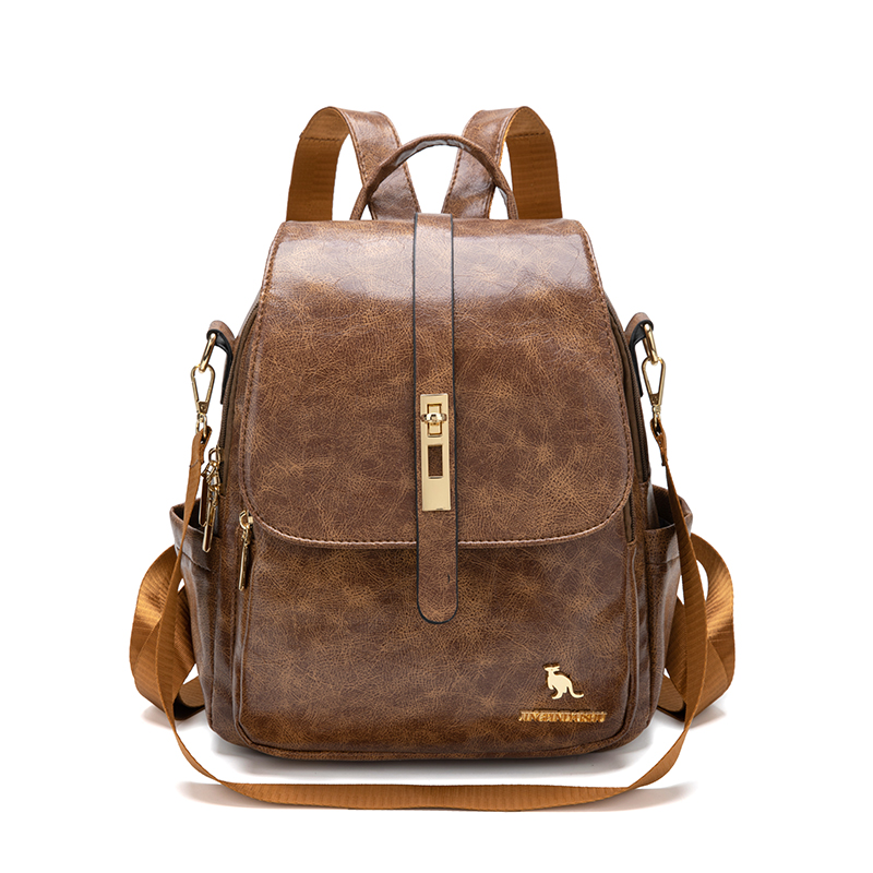 Interior Design Women - College Women Backpacks Designer Soft Leather