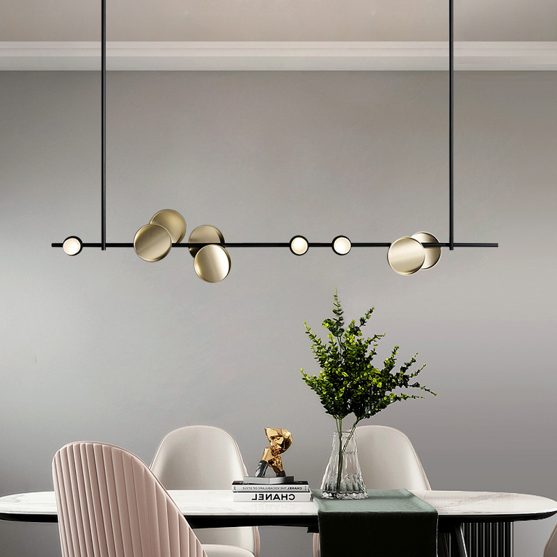 Interior Design Living Room And Kitchen - Nowoczesny minimalistyczny żyrandol sufitowy do salonu,