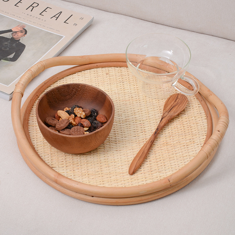 Taca z naturalnego rattanu, oz – Rattan Tray Handle recenzja i cena