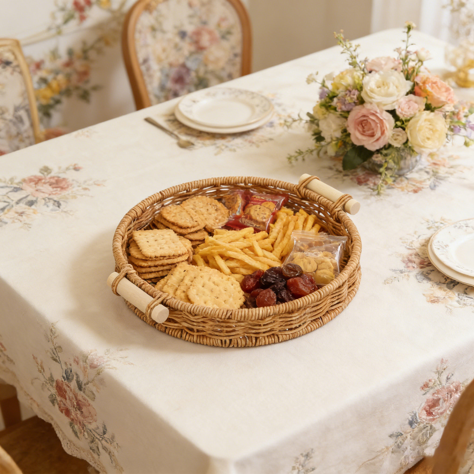 Kosz na chleb z imitacji ratta – Rattan Tray Handle recenzja i cena