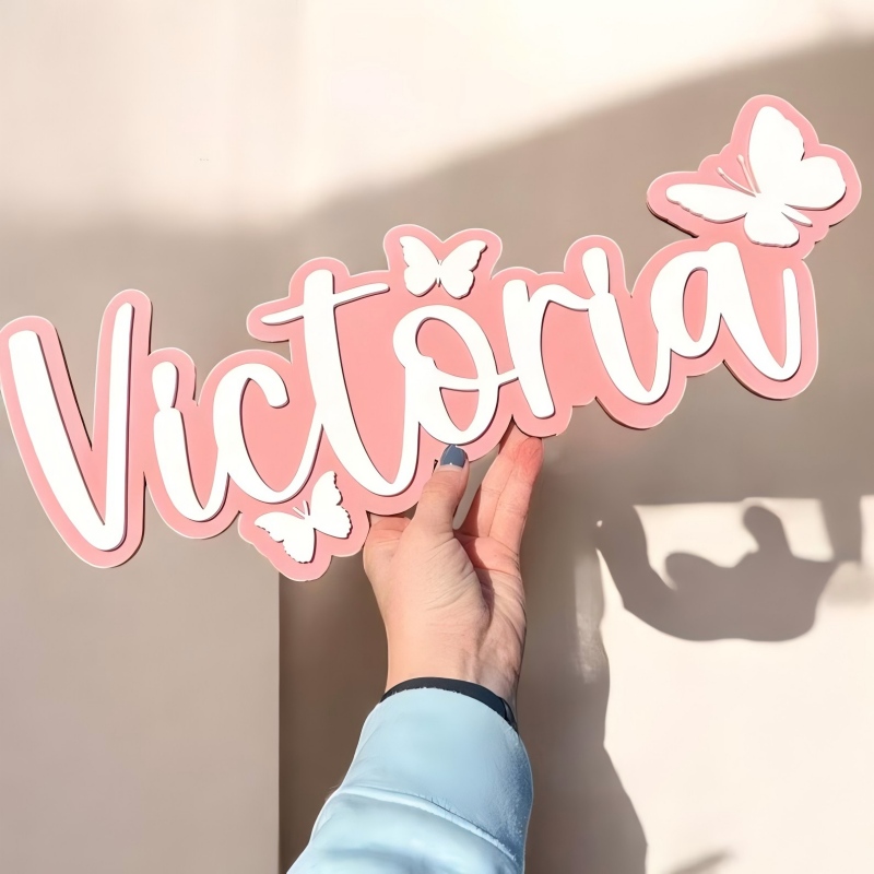 1 szt. Personalizowana drewnia – Interior Design Names recenzja i cena