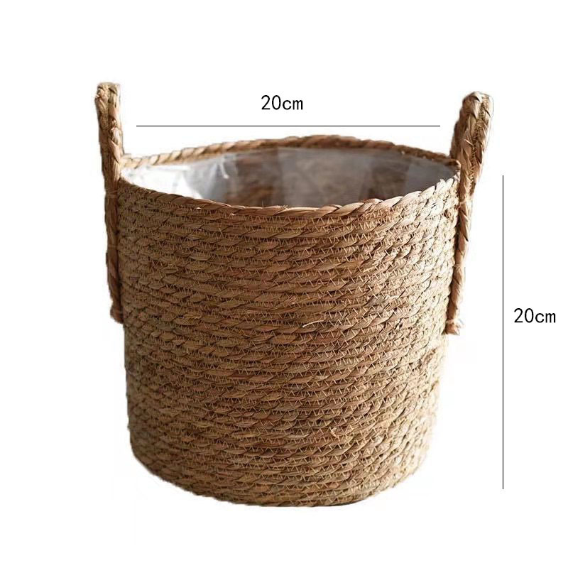 1 szt. Ręcznie plecione kosze  – Rattan Tray Handle recenzja i cena