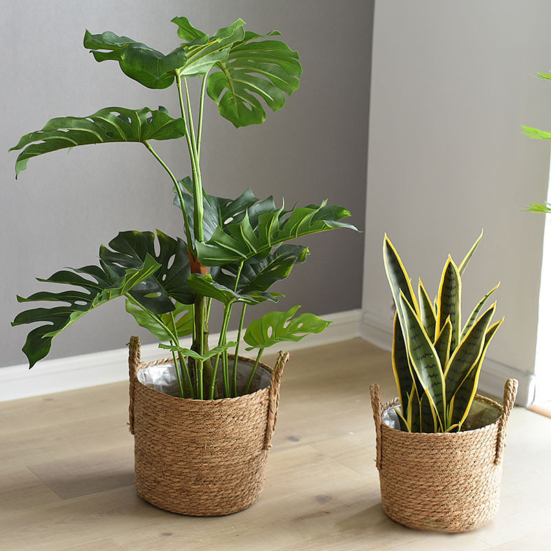 1 szt. Ręcznie plecione kosze  – Rattan Tray Handle recenzja i cena