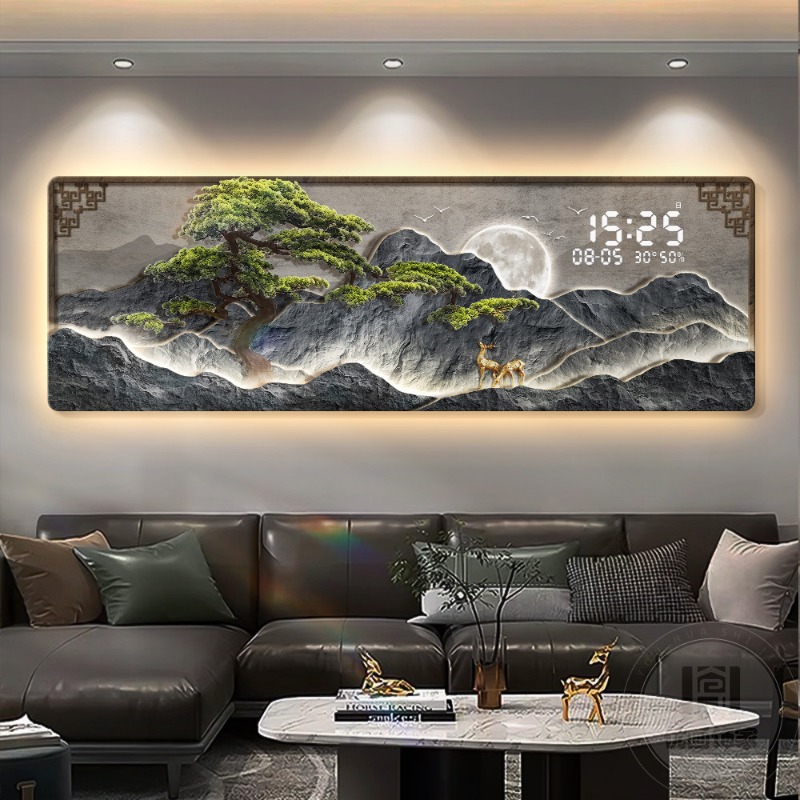 Duży Luksusowy Zegar Ścienny C – Interior Design Luxury Living Room recenzja i cena