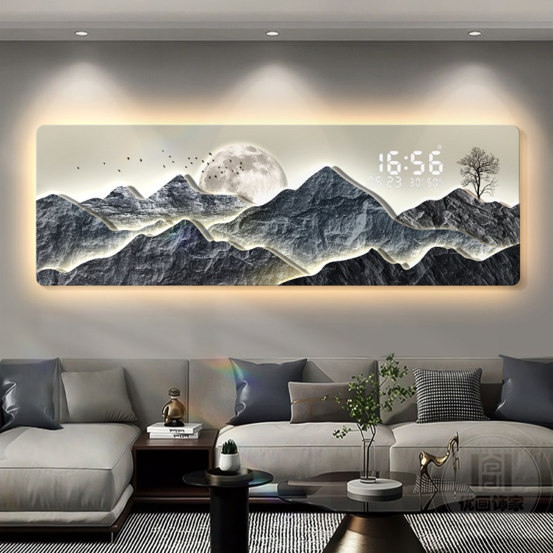 Duży Luksusowy Zegar Ścienny C – Interior Design Luxury Living Room recenzja i cena
