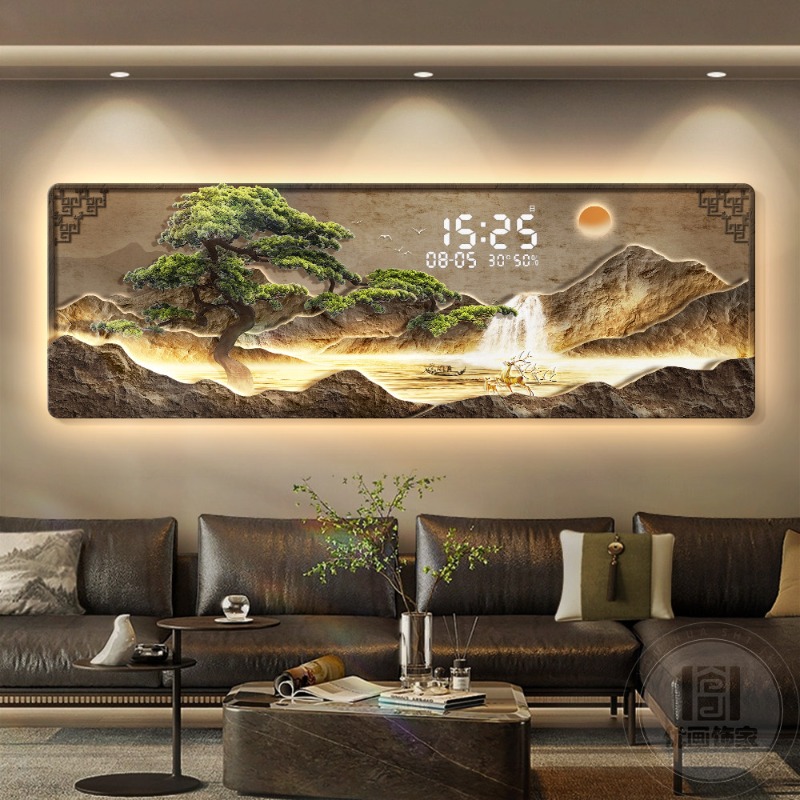 Duży Luksusowy Zegar Ścienny C – Interior Design Luxury Living Room recenzja i cena