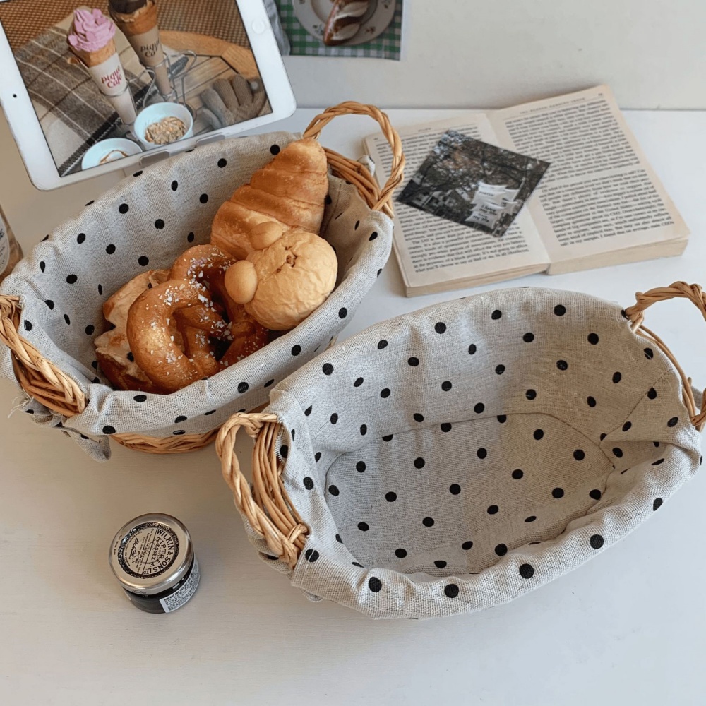 Kosze do przechowywania z tkan – Rattan Tray Handle recenzja i cena