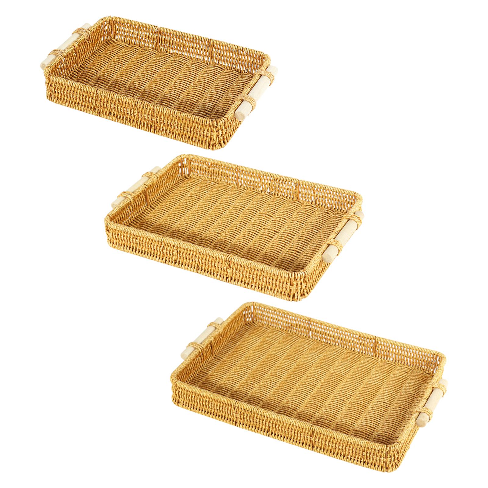 Imitacja rattanowego kosza z u – Rattan Tray Handle recenzja i cena