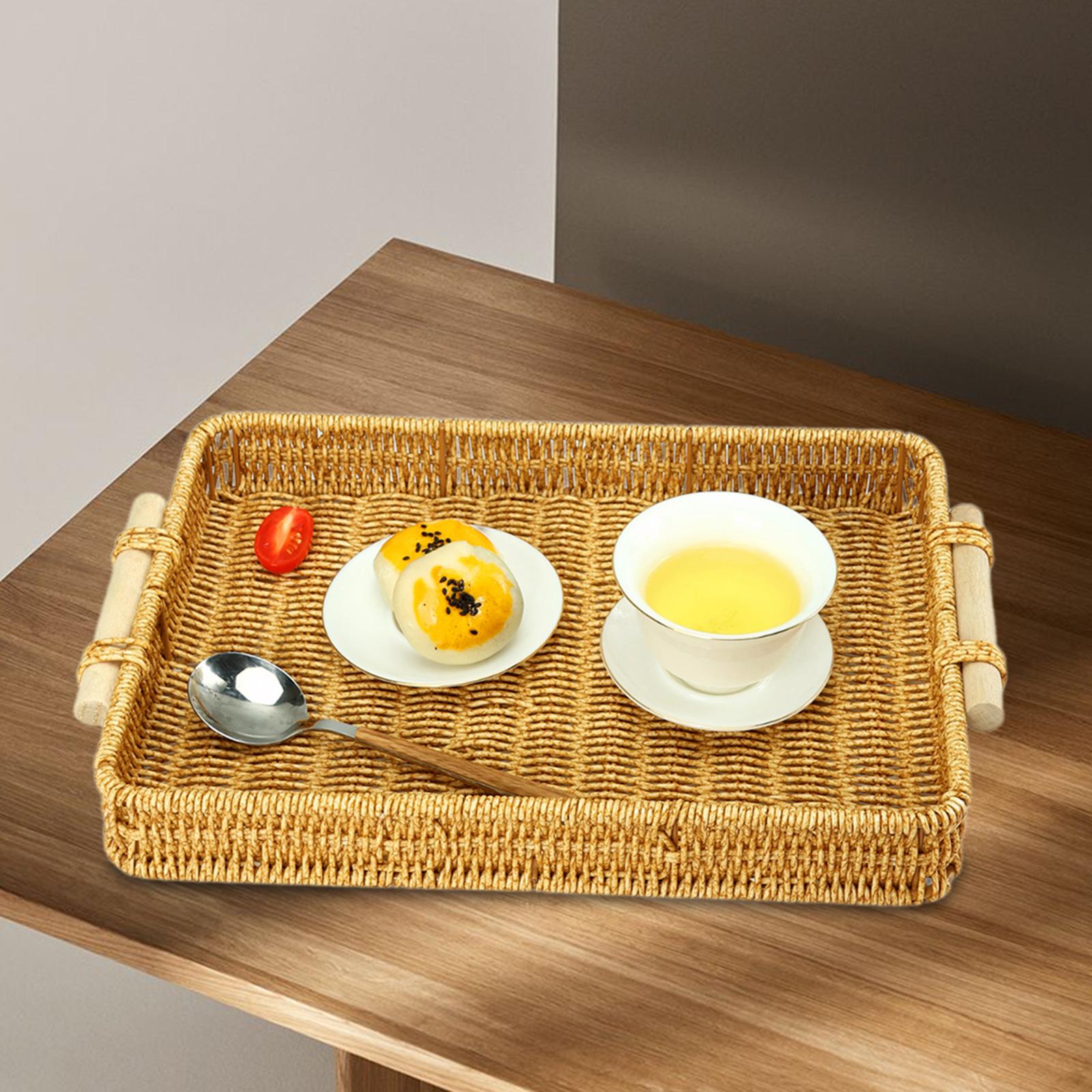 Imitacja rattanowego kosza z u – Rattan Tray Handle recenzja i cena