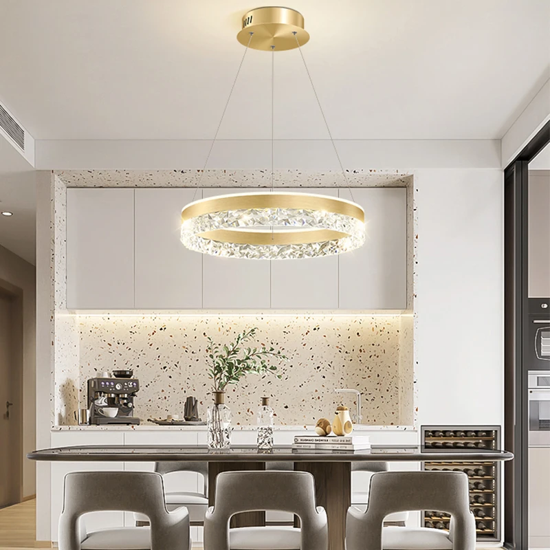 Nowoczesna luksusowa kryształo – Interior Design Living Room And Kitchen recenzja i cena