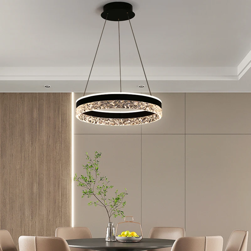Nowoczesna luksusowa kryształo – Interior Design Living Room And Kitchen recenzja i cena