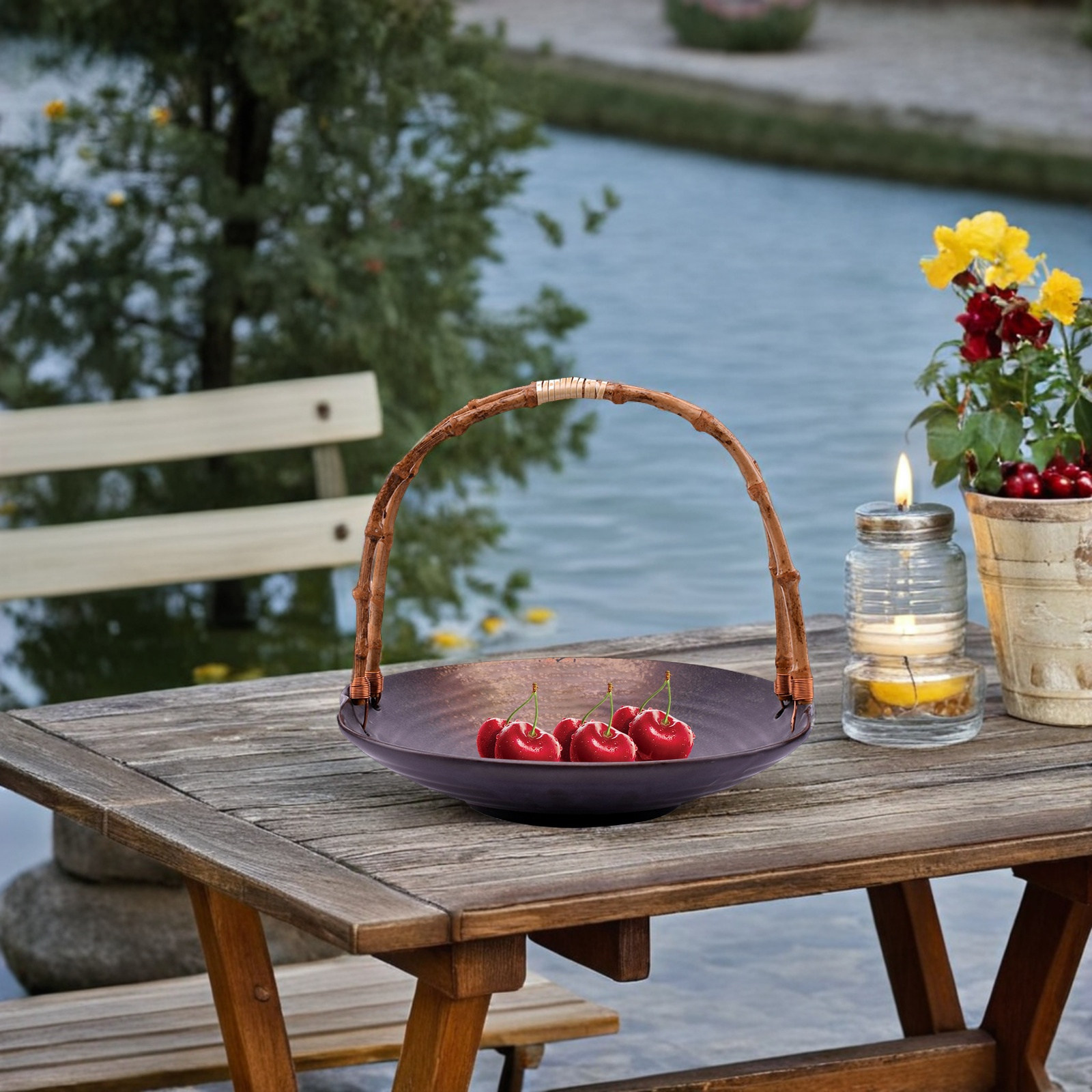 Uchwyt do tacy z rattanu i wik – Rattan Tray Handle recenzja i cena