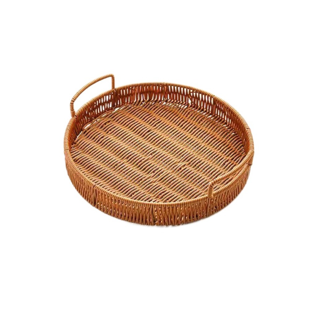 Duży kosz do przechowywania z  – Rattan Tray Handle recenzja i cena